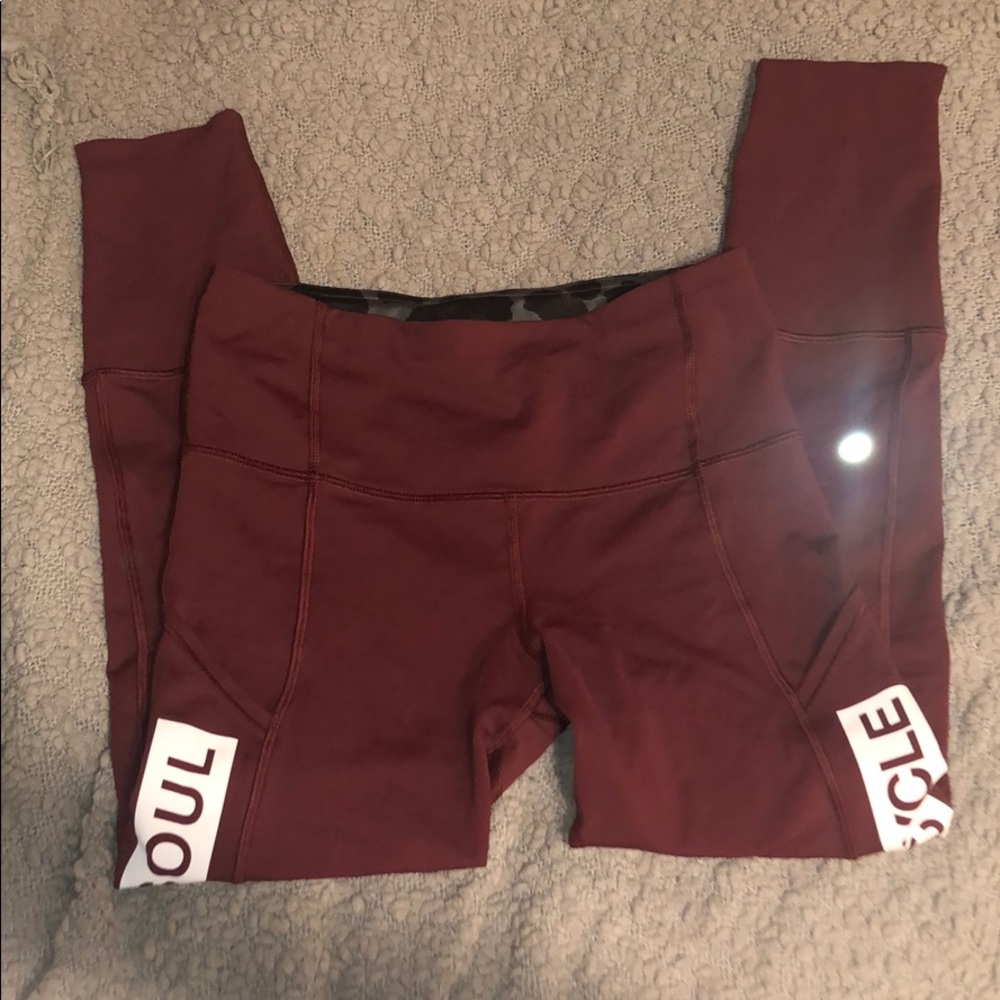 soul cycle x lululemon leggings
